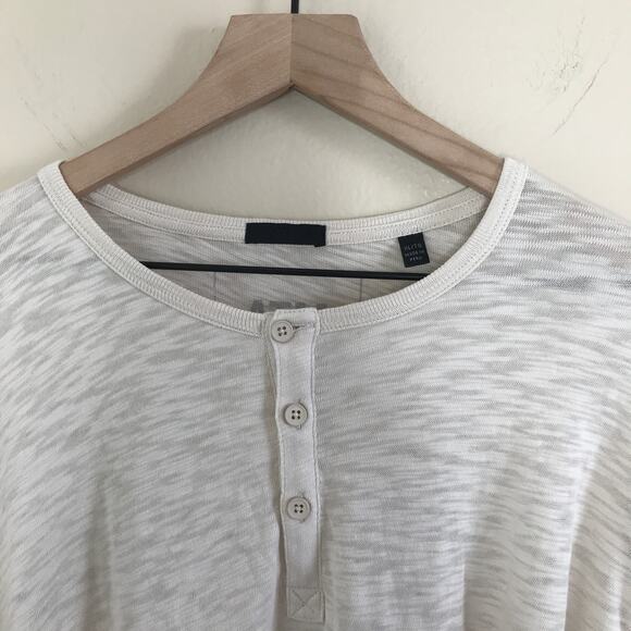 ATM Slub Jersey Destroyed Wash Henley Burnout Minimalist Basic Capsule Size XL - Picture 3 of 5